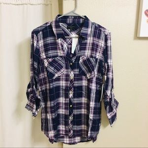 Plaid button up